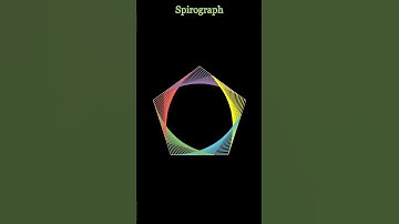 Spirograph Maths Art | Creative Math Animation #shorts  #viral #youtubeshorts #maths #art