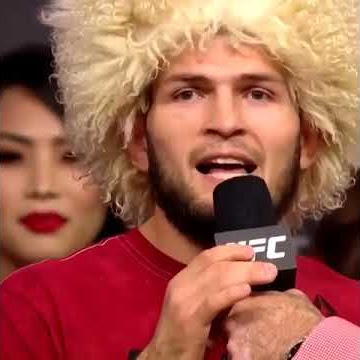 Khabib .. Alhamdulillah Allah give me everything 😍