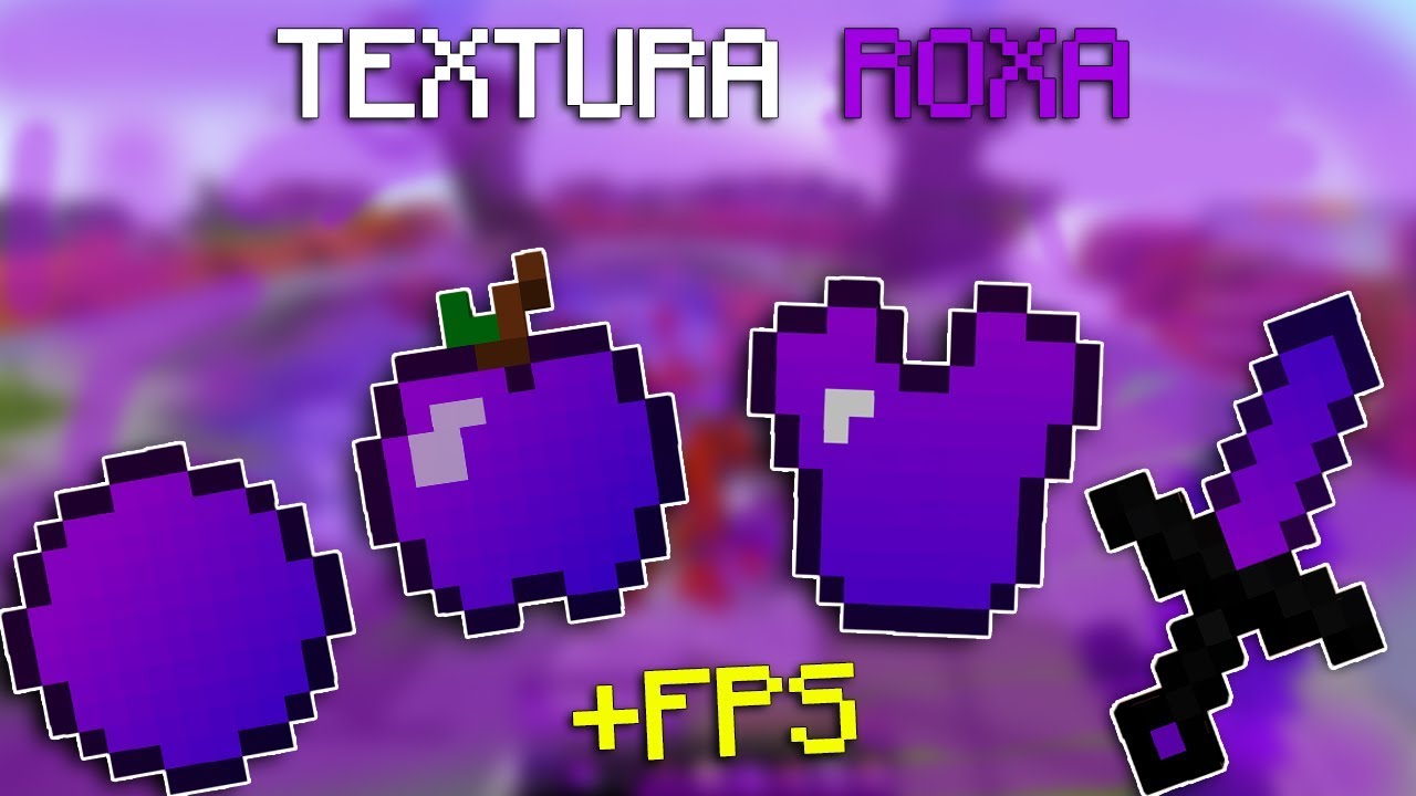TEXTURA ROXA || MUITO LEVE E BOA PRA PVP! - YouTube