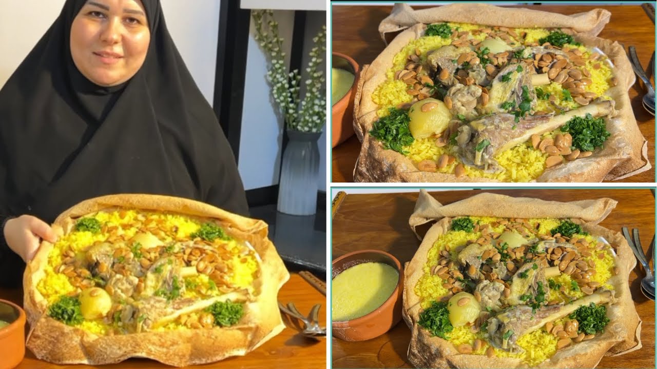 #منسف الأردني بدون جميد طريقة مختصرة موجودة بكل البيت جبتلكم سبلت من شركه امبليوم يشتغل على مولد