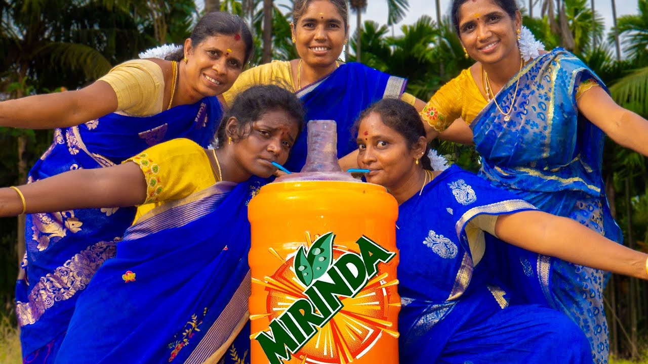 Mirinda Making | Home Made Mirinda Making |மிரின்டா வீட்டிலே செய்யலாம் வாங்க | Village Super Cooking