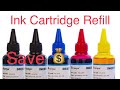 How to Refill Canon Printer Ink Cartridge (asmr??)