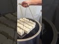 Brine is used to curdle tofu; one thing subdues another.