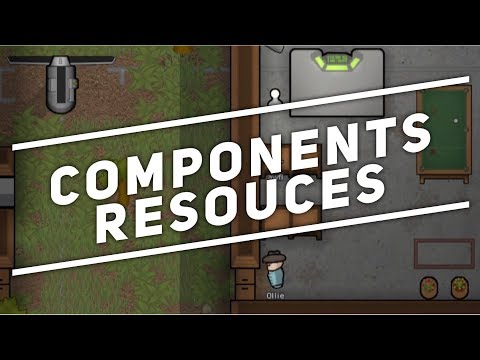 RIMWORLD | HOW TO GET MORE COMPONETS | RESOURCES | GUIDE TUTORIAL