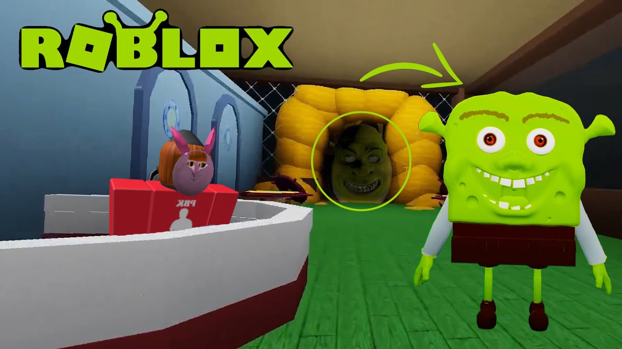 Roblox Shrek In The Backrooms New Level 12 The Musky Crab Entity Jumpscare  Scene New Update 