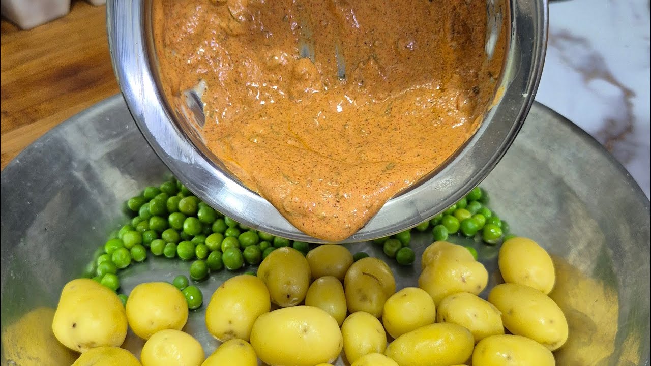 एकदम न्यू तंदूरी आलू मटर मसाला की जबरदस्त रेसिपी, सब मांग मांग कर खाएंगे 