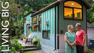 New Orleans Style Meets Vintage Train Car in This Stunning Tiny Home