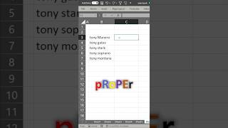 Famous Capitalize first letters with PROPER #excel #excelformula #exceltutorial Profile