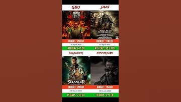Good Bad Ugly vs Jaat vs Sikandar vs L2 Empuraan #goodbadugly #ajithkumar #jaat #sunydeol #sikandar