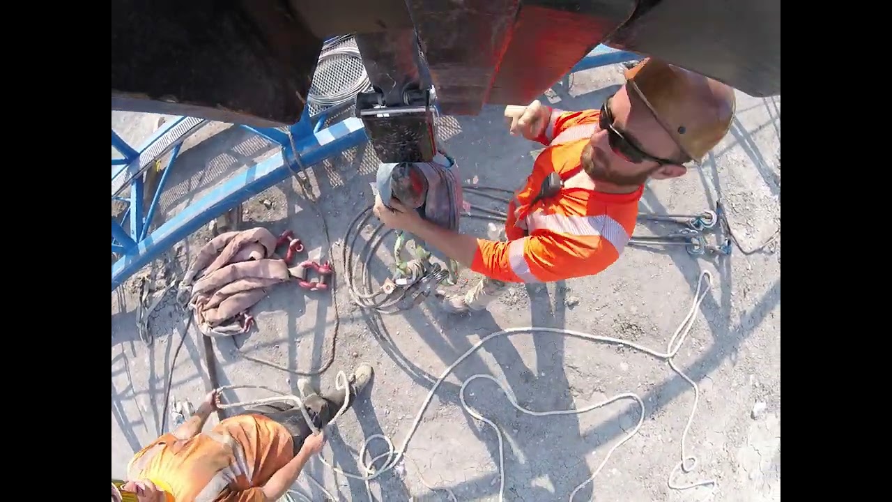 Davis Crane Service and Team Heede Expertly Assemble a Tower Crane Part 7