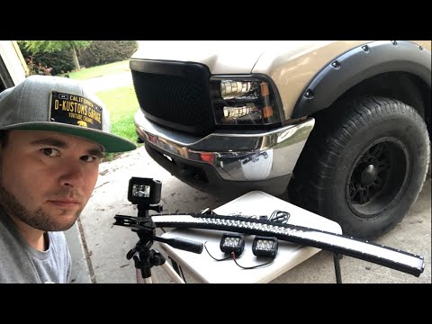 Ford f350 complete Light Bar installation