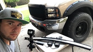 Ford f350 complete Light Bar installation