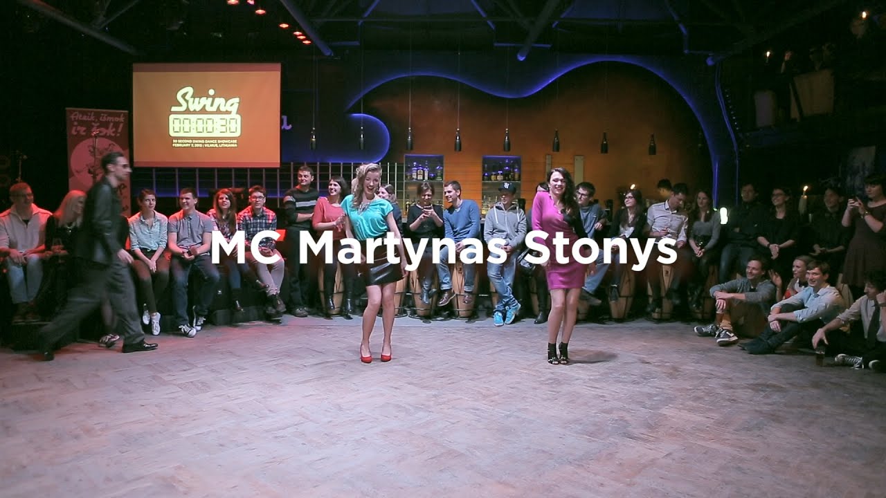 30 Second Swing Dance Showcase 2015 - MC Martynas Stonys Intro