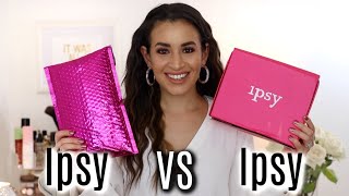 Ipsy vs Ipsy Glam Bag Plus Unboxing August 2019