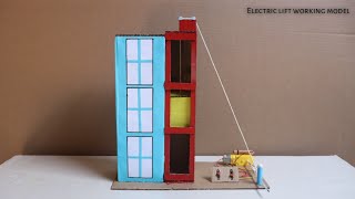 Electric Lift Working Model || Science Exhibition Project by Irfan's Idiotic Ideas 14,417 views 5 months ago 12 minutes