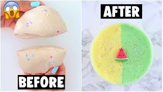 EXTREME SLIME MAKEOVERS *fixing my slime smoothie*