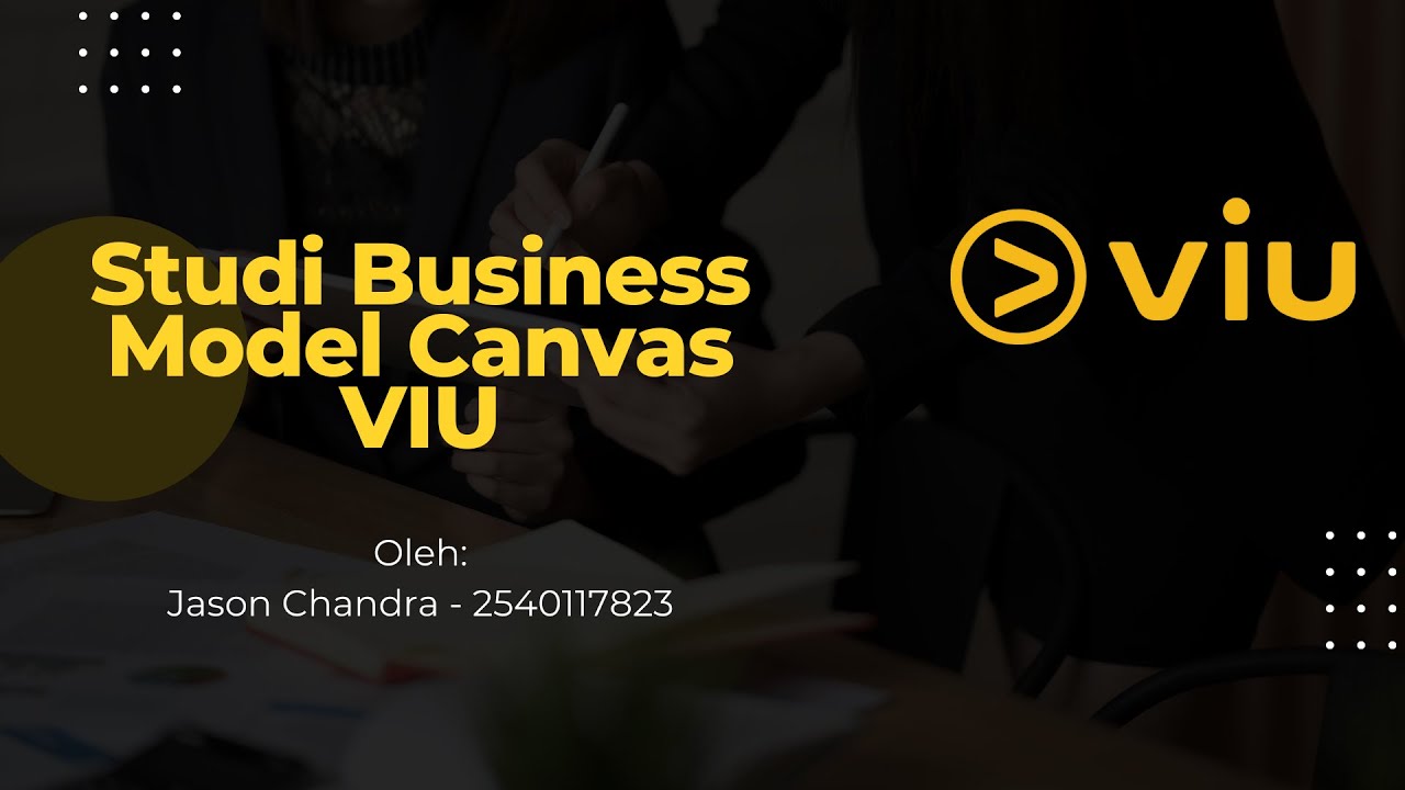 Studi Business Model Canvas VIU - YouTube