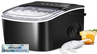 Kismile Ice Makers CountertopPortable Ice Maker Machine with Handle26Lbs/24H9 Bullet Ice Review