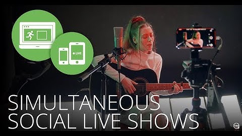 Concert Streaming LIVE Simultaneously on Multiple Social Sites