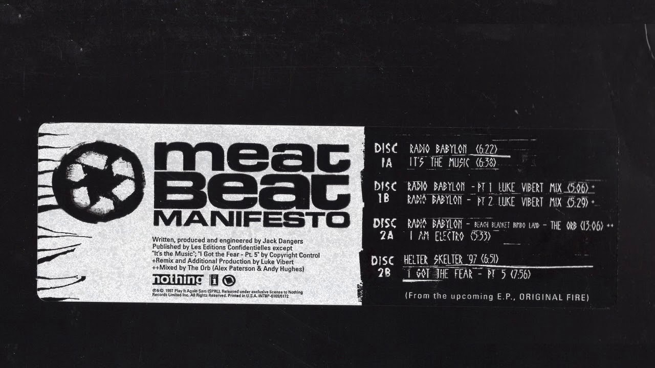 Meat Beat Manifesto Radio Babylon (Beach Blanket Bimbo Land The Orb Remix) 1306 YouTube
