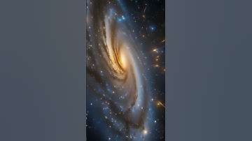 Space Travel To Expanding Spiral Galaxy In Deep Outer Space  #spaceart #space #spacescene