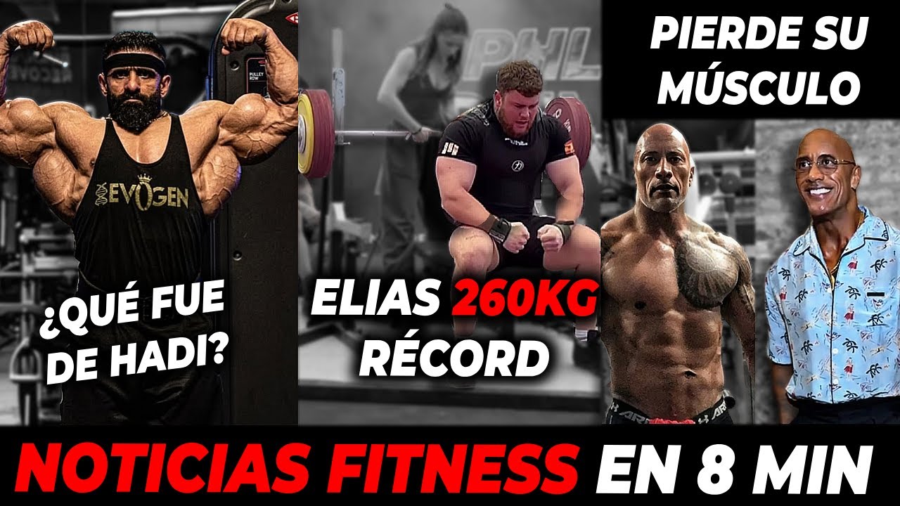 NOTICIAS FITNESS Josema, Ramón dino, récords power + cositas