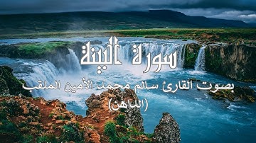 سورة البينة بصوت القارئ سالم محمد الأمين الملقب (الداهن) برواية ورش | تلاوات عذبة