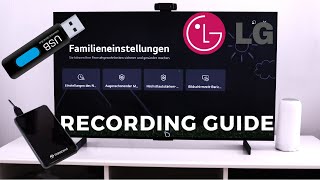 LG TV 2021 Recording Guide