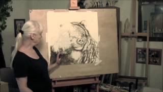 Animal Art | Nature Art| Grizzly Bear Painting by Jacquie Vaux Part-1 screenshot 2
