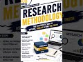 Research Methodology म्हणजे काय? #mhset2026#ugcnet2026#education#ugcnetnotification#mhsetpreparation