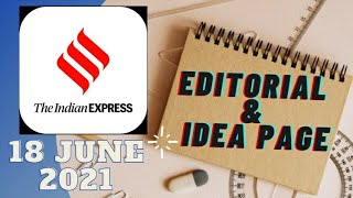 18th June 2021  Gargi Classes Indian Express Editorial Analysisdiscussion