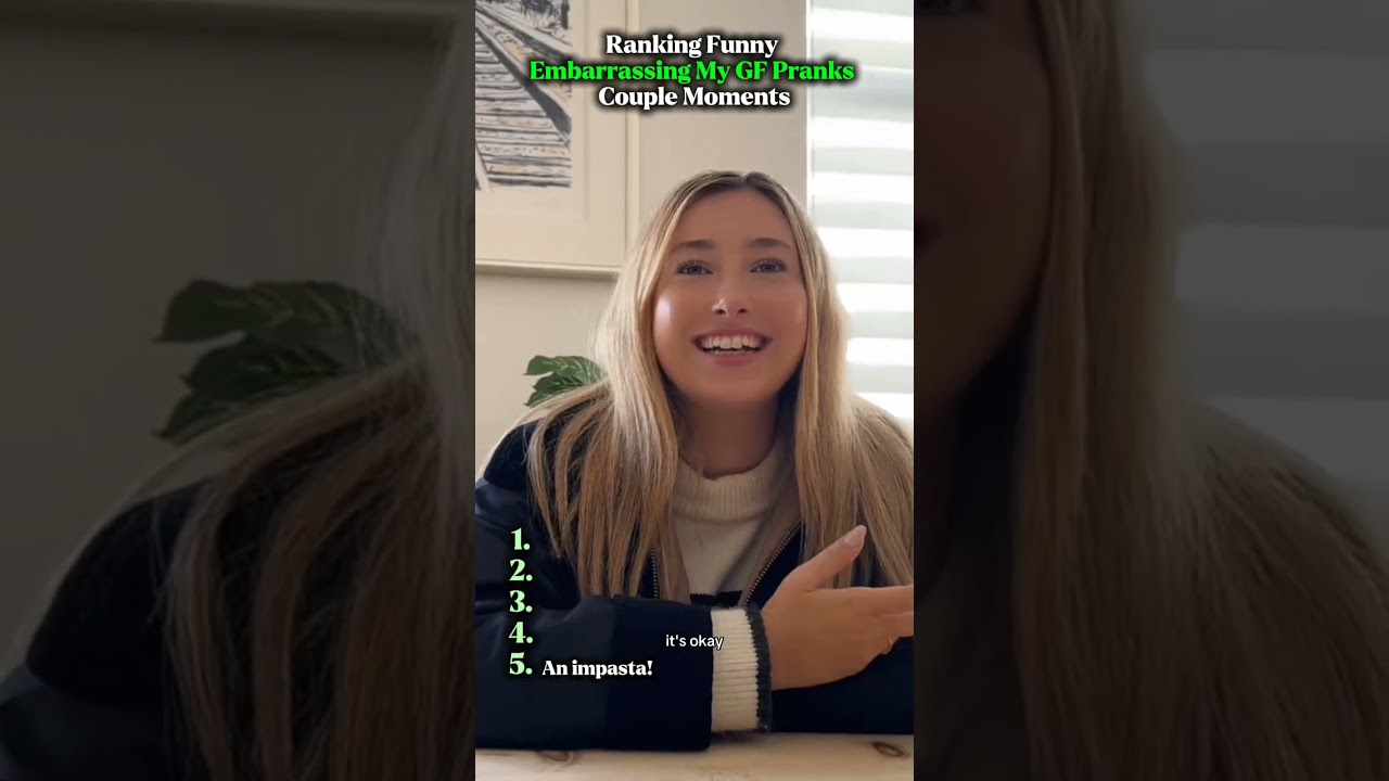 Ranking Funny Embarrassing My GF Prank Couple Moments 