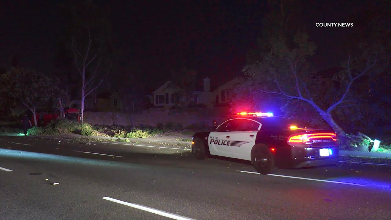 Hit & Run Driver Apprehended After Rollover Crash | Tustin, CA - YouTube