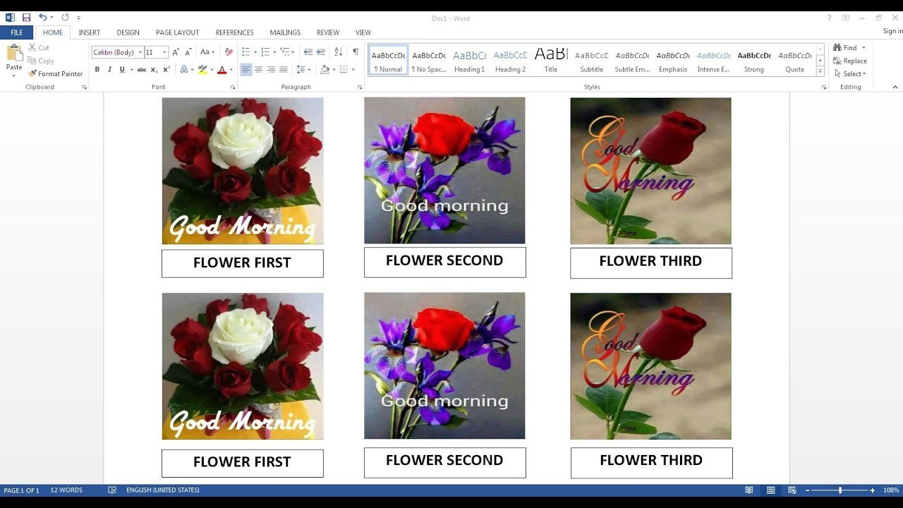 Microsoft Word Tutorial How To Insert Images Into Word Document Table Microsoft word tutorial how to insert images into word document table