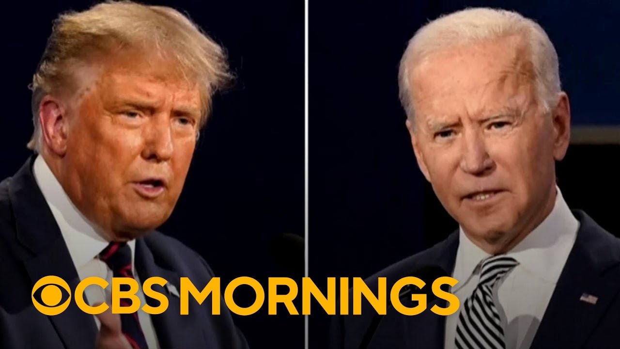 New CBS News poll shows Biden, Trump virtually tied - YouTube