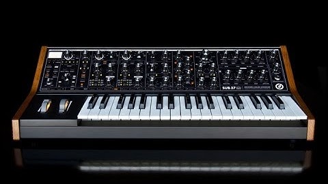 Moog Sub37 Midi and live demo