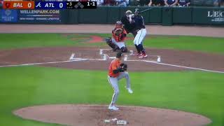 Atlanta Braves' Eli White hits home run vs. Orioles in Grapefruit League