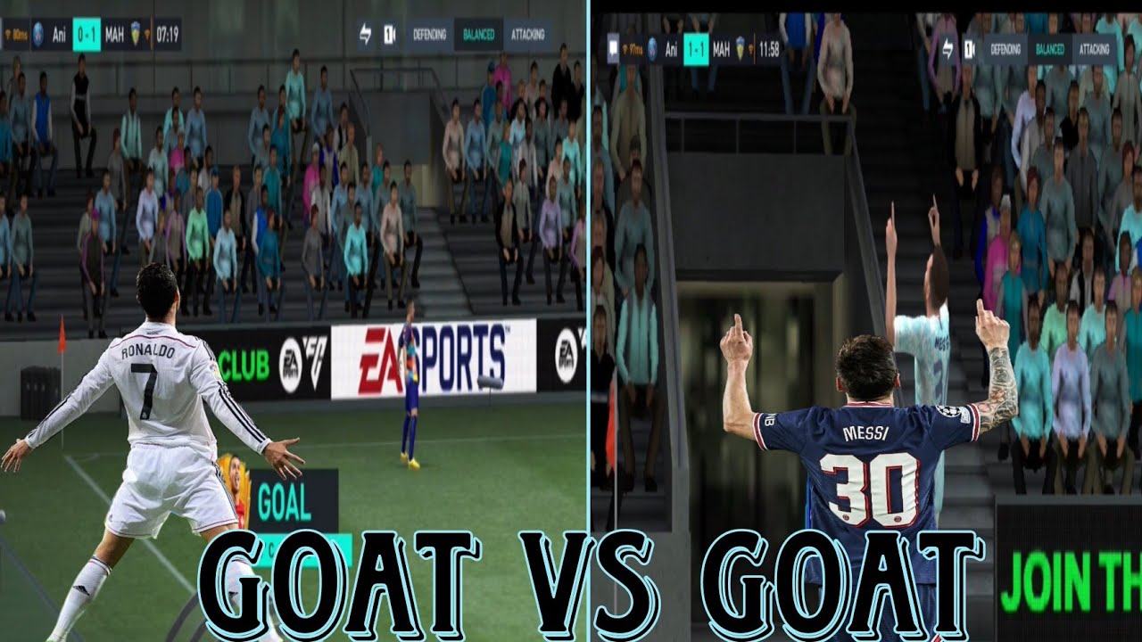 Cristiano Ronaldo vs Lionel Messi ||Goat vs Goat || - YouTube