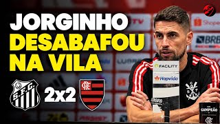 Jorginho's powerful outburst after controversial draw | Flamengo 2x2 Santos