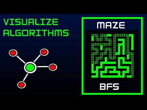 Visualize Maze - Algorithm Part 1 (Breadth First Search)