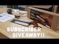 Subscriber Giveaway And A Name Change (Hand Tool Giveaway and Free Woodworking Plans)