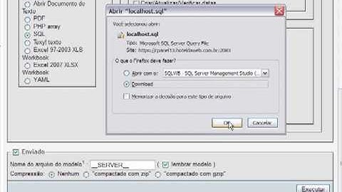 Hotel da WEB - Criando um backup de uma base de dados MySql existente (Exportando) - cPanel