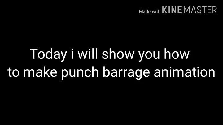 Stick Nodes Tutorial - Punch Barrage Animation