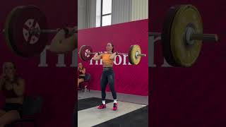 Weight lifting🏋️♀️🔥 #motivation #juniorathlete #sports #strongwomen #athlete #viralvideo #gym