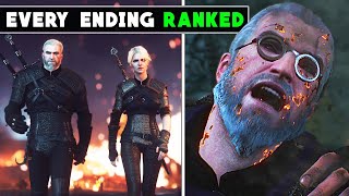 Witcher 3  All 15 Endings Ranked WORST to BEST