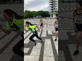 27小学生女子リレーバトンパス練習2 第2回東京陸協小学生競技会20230604