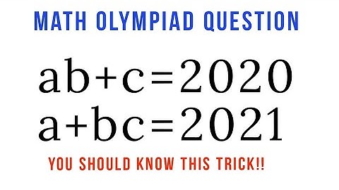Math Olympiad Question | Solving Nice Algebra Equation | You Should Know This Trick!!