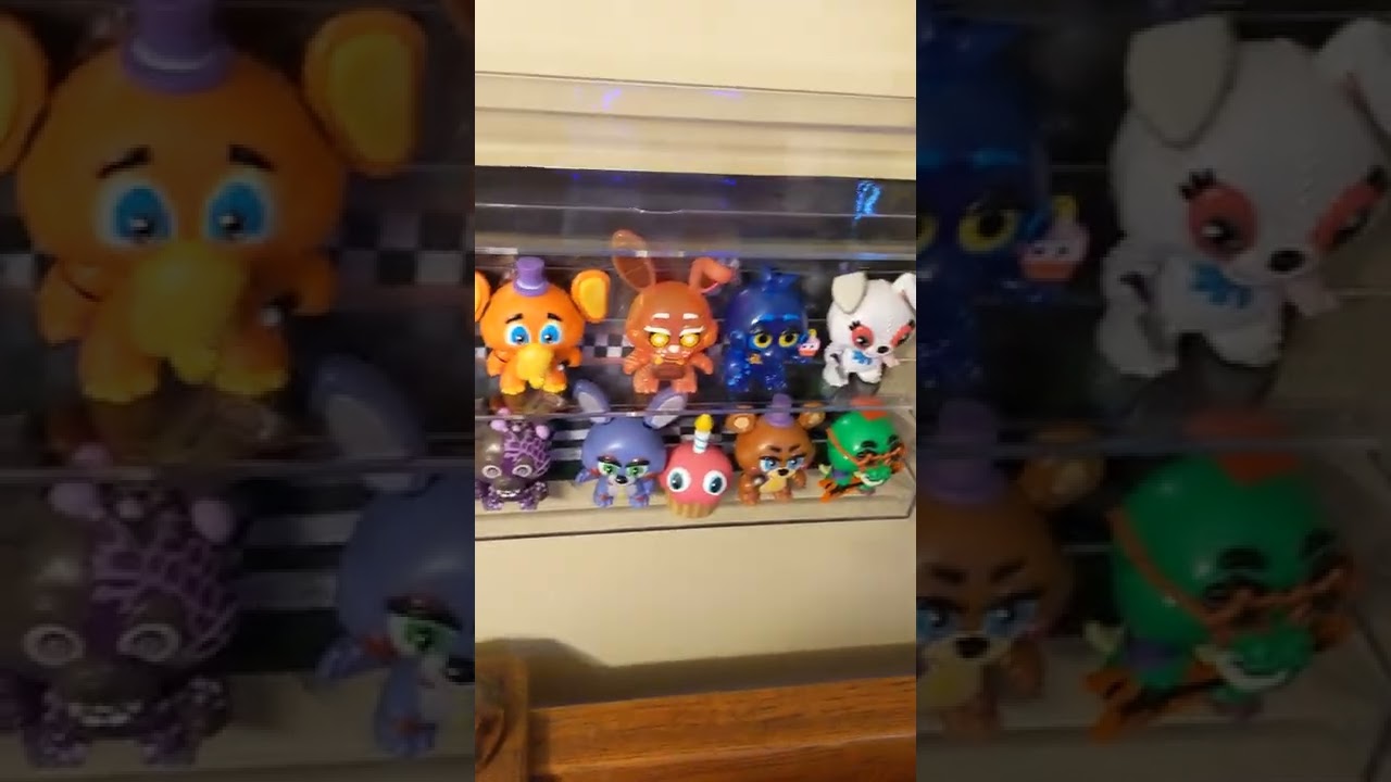 Five Nights at Freddy's FNAF mystery mini shelf display idea