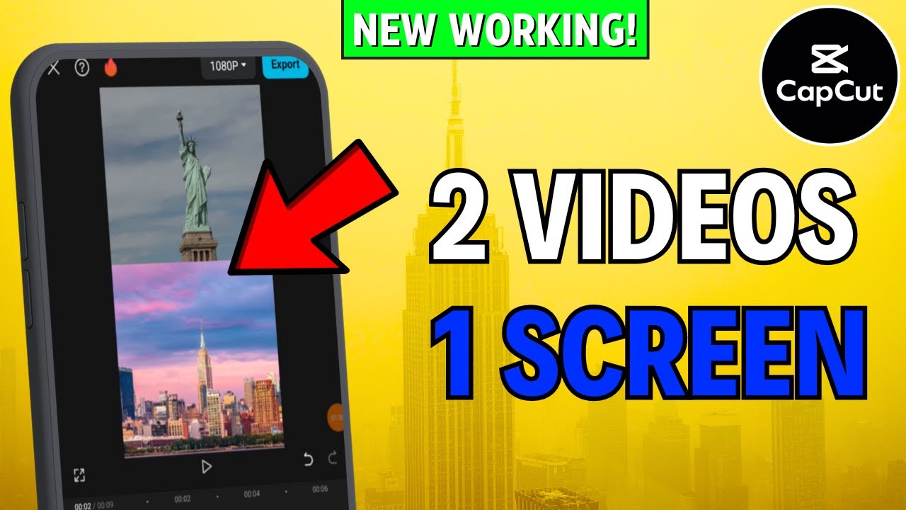 How to Put Two Videos in One Screen on CapCut (2024) - YouTube