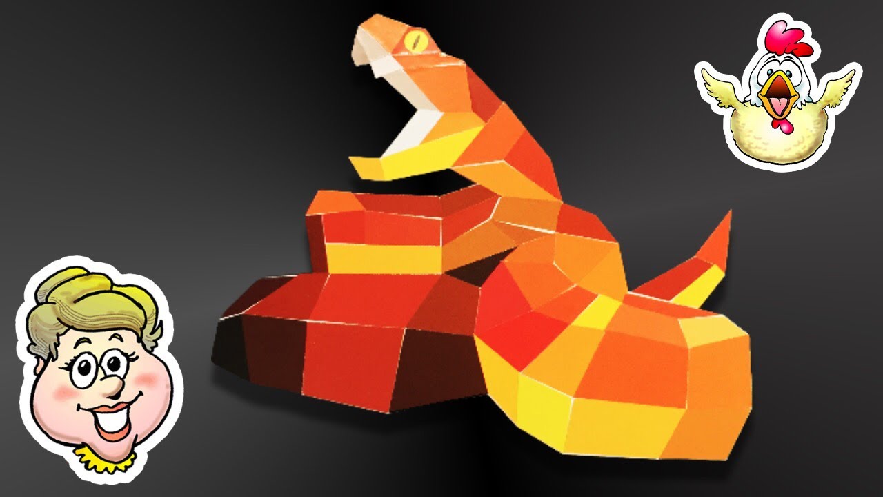 Paint By Sticker - Snake! EWMJ 